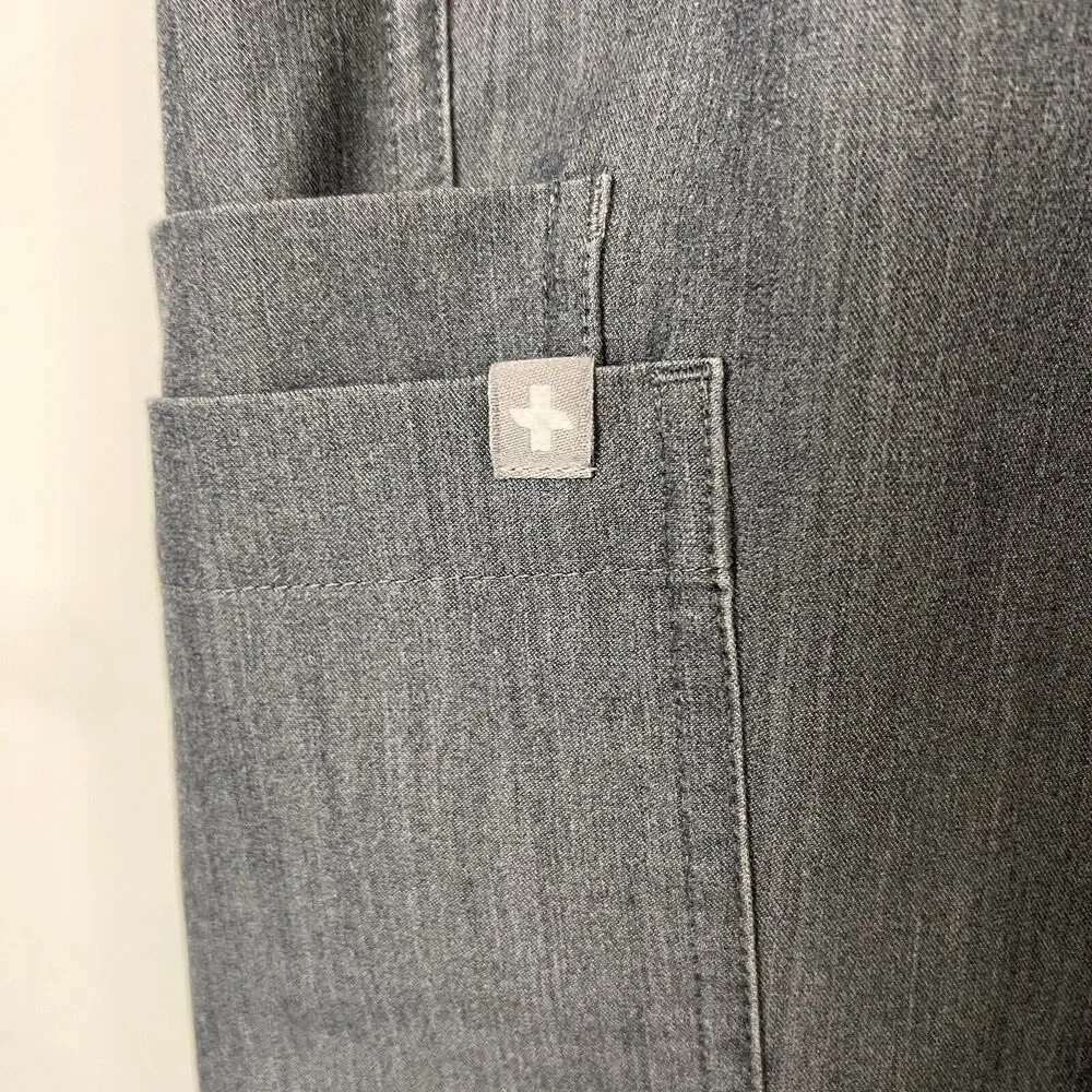 FIGS Axim Cargo Scrub Pants Stretch Graphite Gray Men’s Small